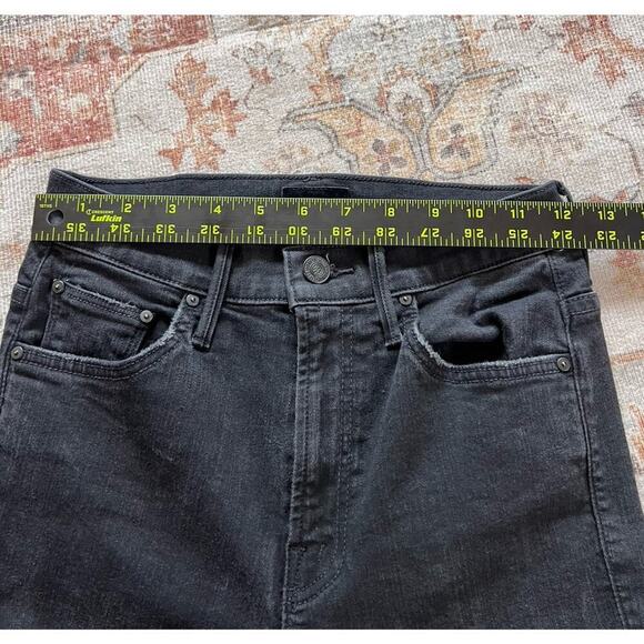 Mother The Insider Crop Ankle Not Guilty Womens Black Jeans Size 25 - Picture 5 of 10